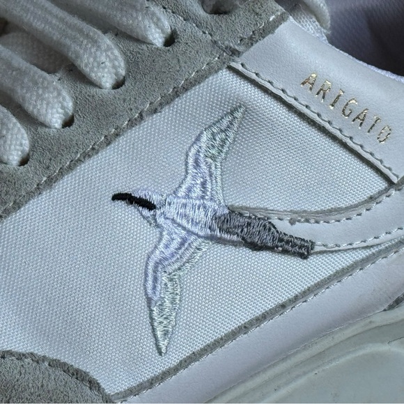 Axel Arigato White Genesis Stripe Bee Bird Sneakers Size 8.5 - Picture 5 of 15